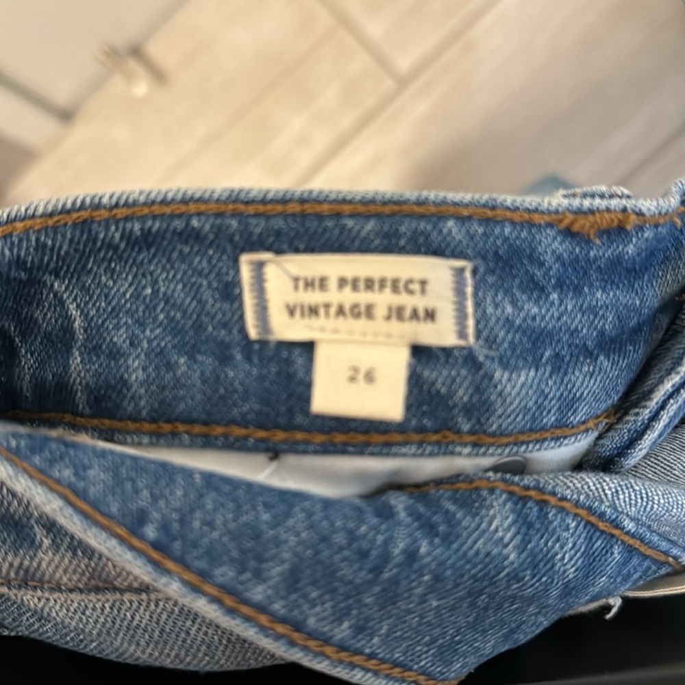 Madewell Perfect Vintage Jeans Size 26 - Picture 4 of 4